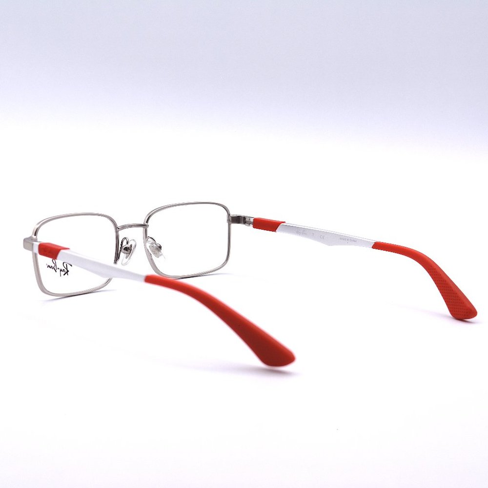 RAY-BAN JUNIOR RB1043 4021 SILVER ORANGE EYEGLASSES AUTHENTIC FRAME - Picture 4 of 8